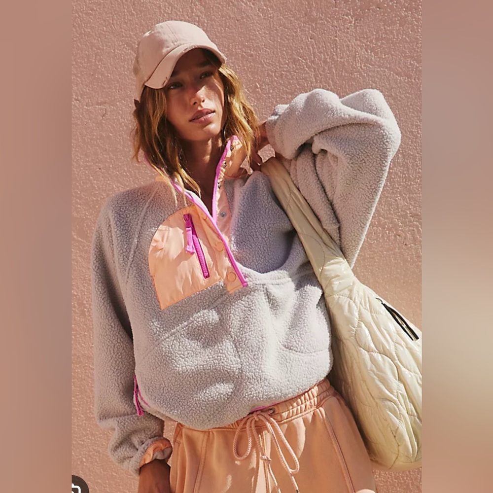 hit the slopes colorblock pullover FP movement XS Lavender Ash